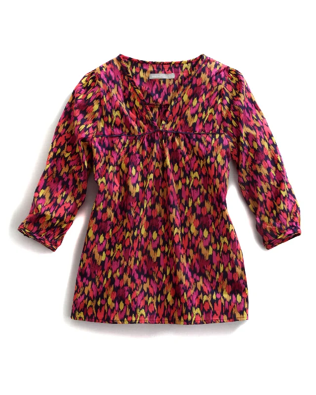 WOMENS LONG SLEEVE BLOUSE Sweetheart Neck Blouse
