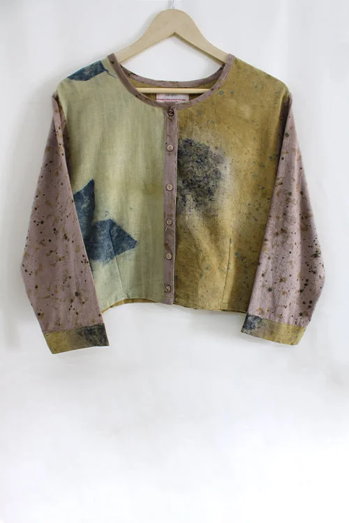 Bageeya "Patra" Handspun Organic Cotton Blouse Slim Fit Blouse