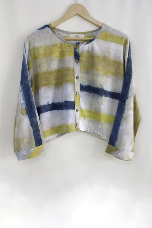 Bageeya "Rekha" Organic Bamboo Blouse Embroidered Floral Blouse