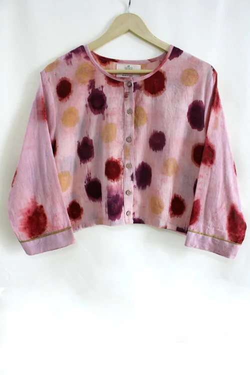 Bageeya "Tumm Tumm" Handwoven  Organic Cotton Blouse Peter Pan Blouse
