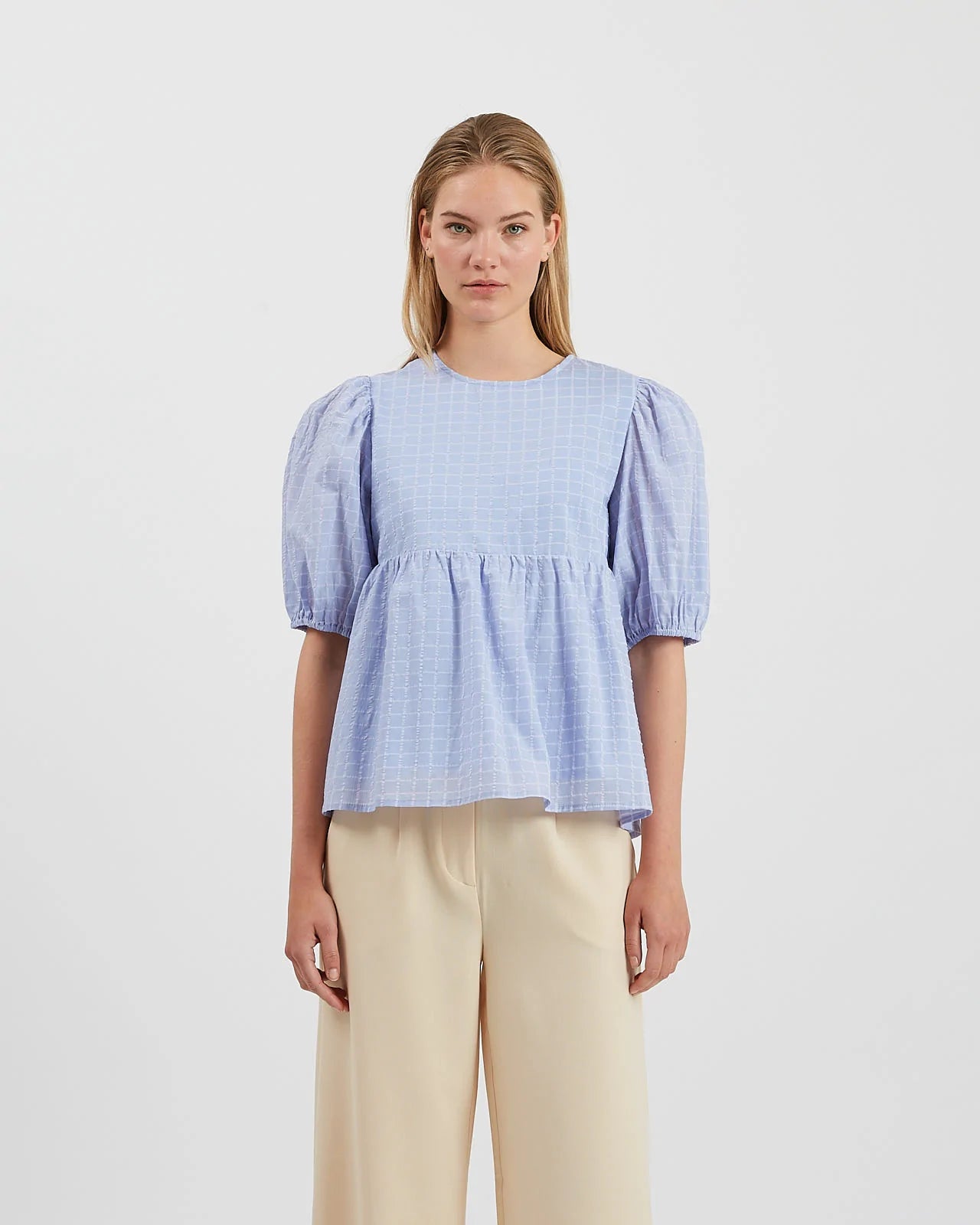 bahny short sleeved blouse 9281 Chic Wrap Blouse
