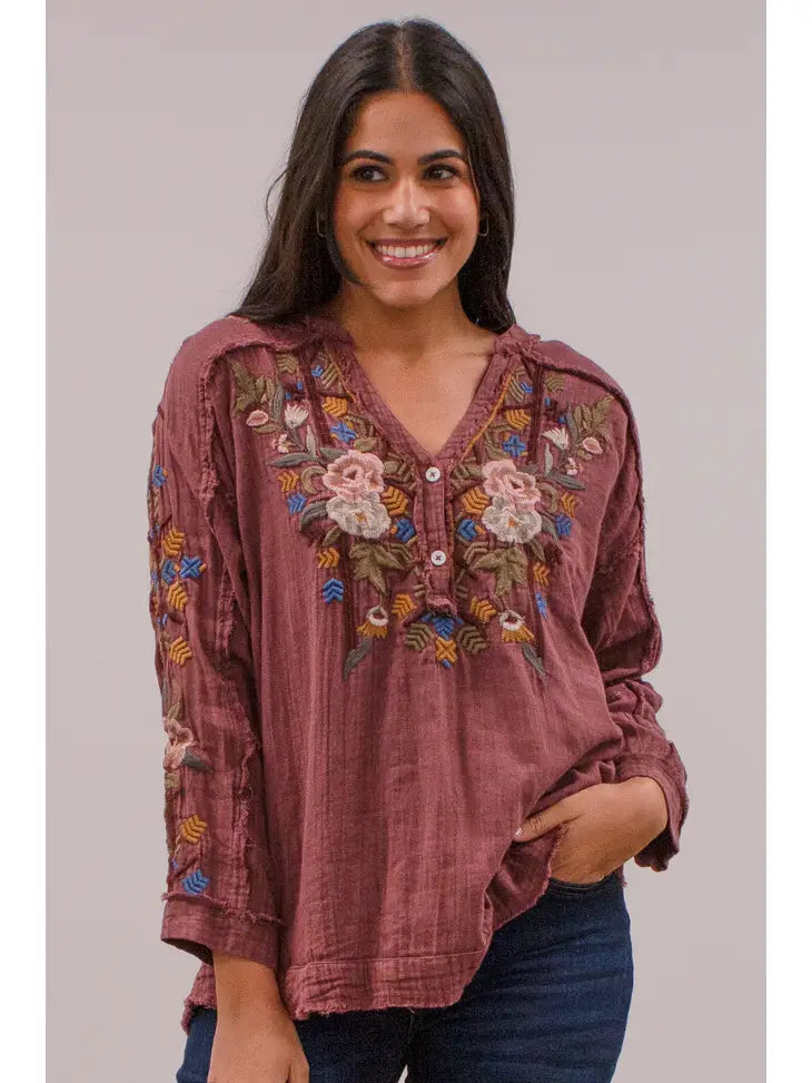 Pia Blouse Bell Sleeve Blouse