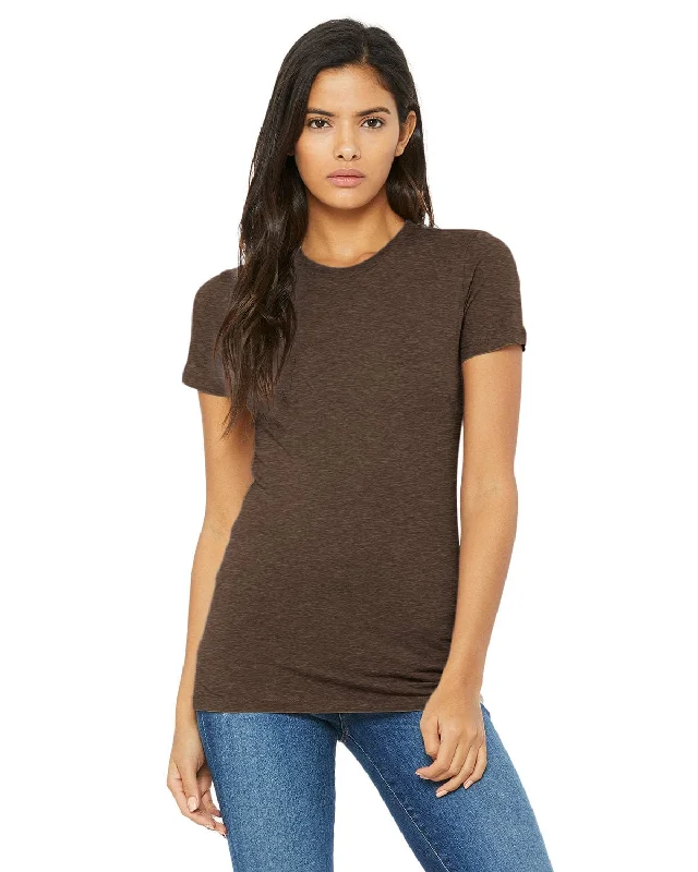 Bella+Canvas Ladies Favorite T-Shirt | Heather Brown Cashmere Blend Cotton Blend Poly Blend Bella+Canvas Ladies Favorite T-Shirt | Heather Brown Cashmere Blend Cotton Blend Poly Blend
