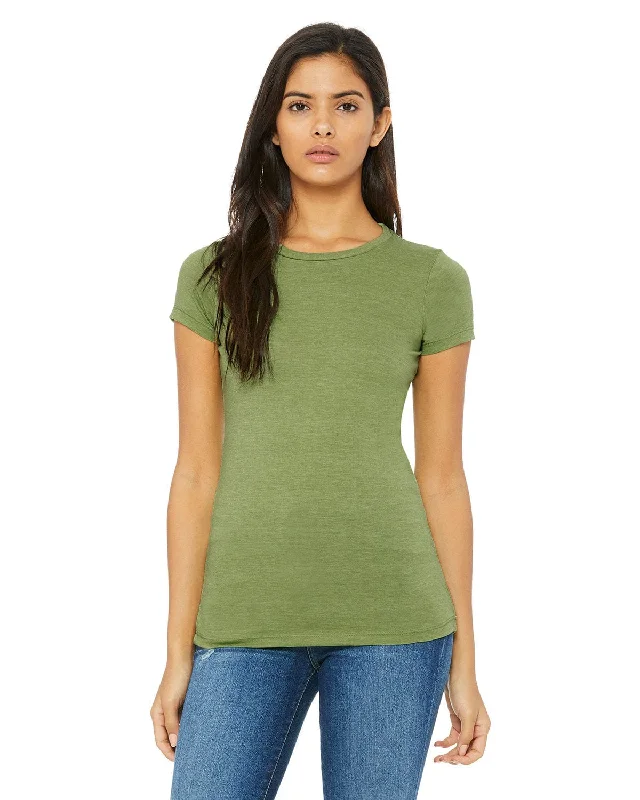 Bella+Canvas Ladies Favorite T-Shirt | Heather Green Satin Blend Silk Blend Wool Blend Bella+Canvas Ladies Favorite T-Shirt | Heather Green Satin Blend Silk Blend Wool Blend