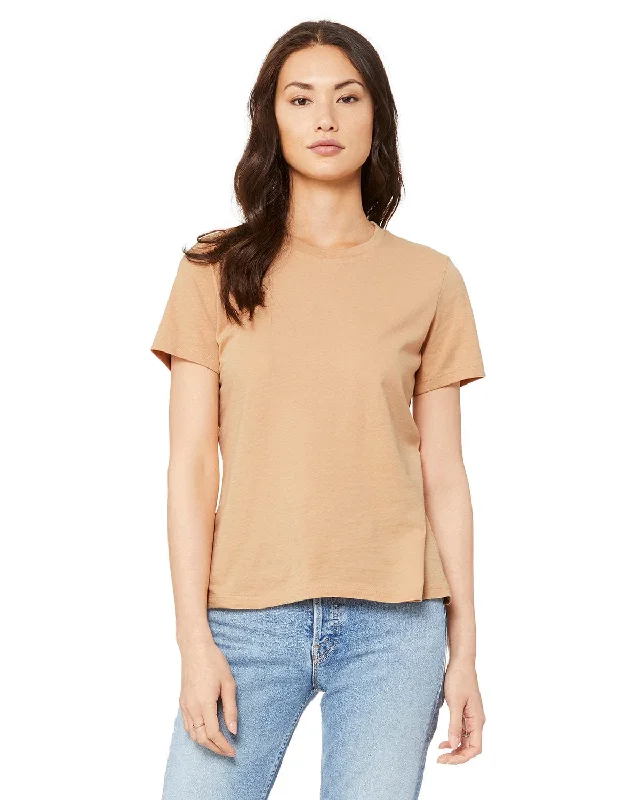 Bella+Canvas Ladies Relaxed Short Sleeve Jersey T-Shirt | Sand Dune Oversized T-Shirt Spandex breathable Bella+Canvas Ladies Relaxed Short Sleeve Jersey T-Shirt | Sand Dune Oversized T-Shirt Spandex breathable