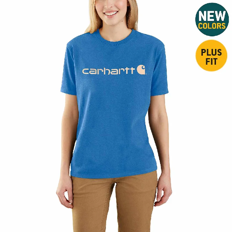 CARHARTT WOMEN'S WK195 WORKWEAR LOGO SHORT SLEEVE T-SHIRT 103592 Jersey Fabric Tulle Fabric Batik Fabric CARHARTT WOMEN'S WK195 WORKWEAR LOGO SHORT SLEEVE T-SHIRT 103592 Jersey Fabric Tulle Fabric Batik Fabric