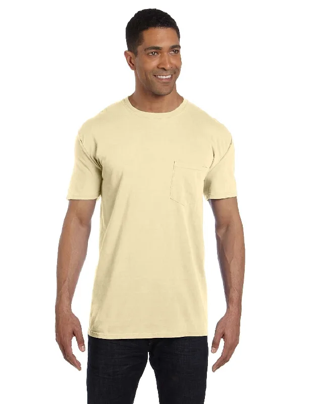 Comfort Colors Garment-Dyed Pocket T-Shirt | Banana Rayon Fabric Velvet Fabric Corduroy Fabric Comfort Colors Garment-Dyed Pocket T-Shirt | Banana Rayon Fabric Velvet Fabric Corduroy Fabric