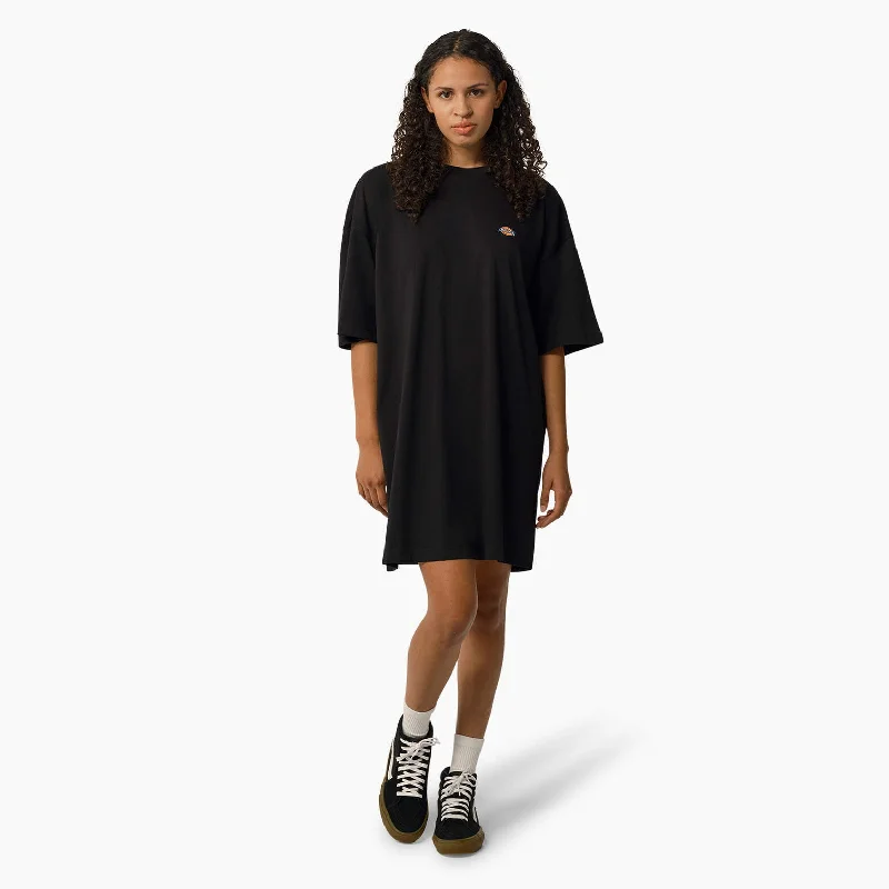Dickies Women's Mapleton T-Shirt Dress Welt Pockets Slit Pockets Flap Pockets