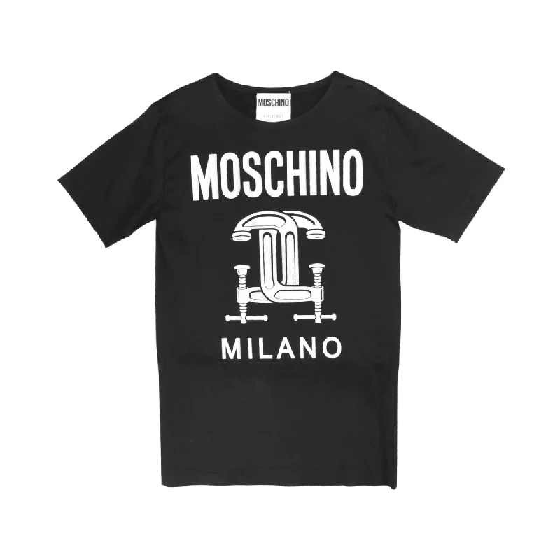 Moschino T-Shirt Dress - Women's 4 Graphic Embroidered Appliqued