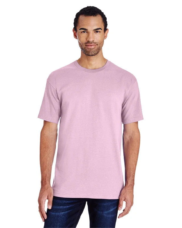 Gildan Hammer Heavyweight T-Shirt | Light Pink Graphic Embroidered Appliqued