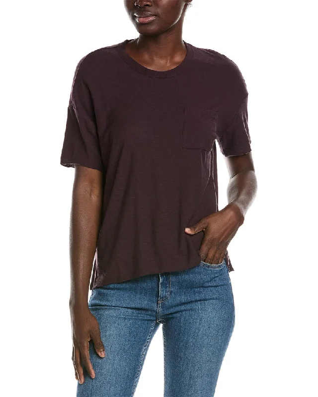 James Perse Pocket T-Shirt Fitted T-Shirt Seamless Stretchy