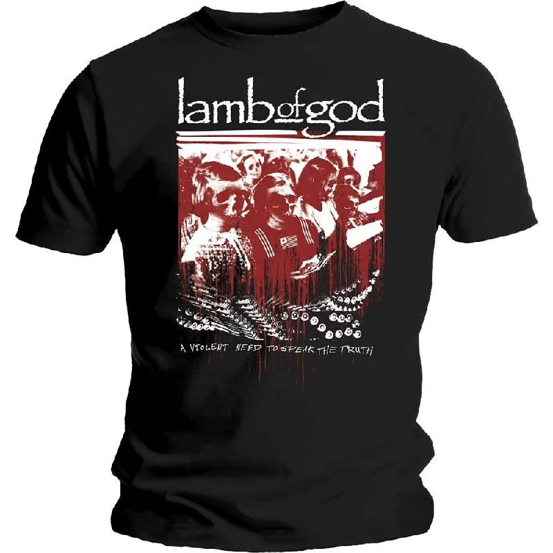 Lamb Of God | Official Band T-Shirt | Enough is Enough Anti-Shrink Durable Soft
