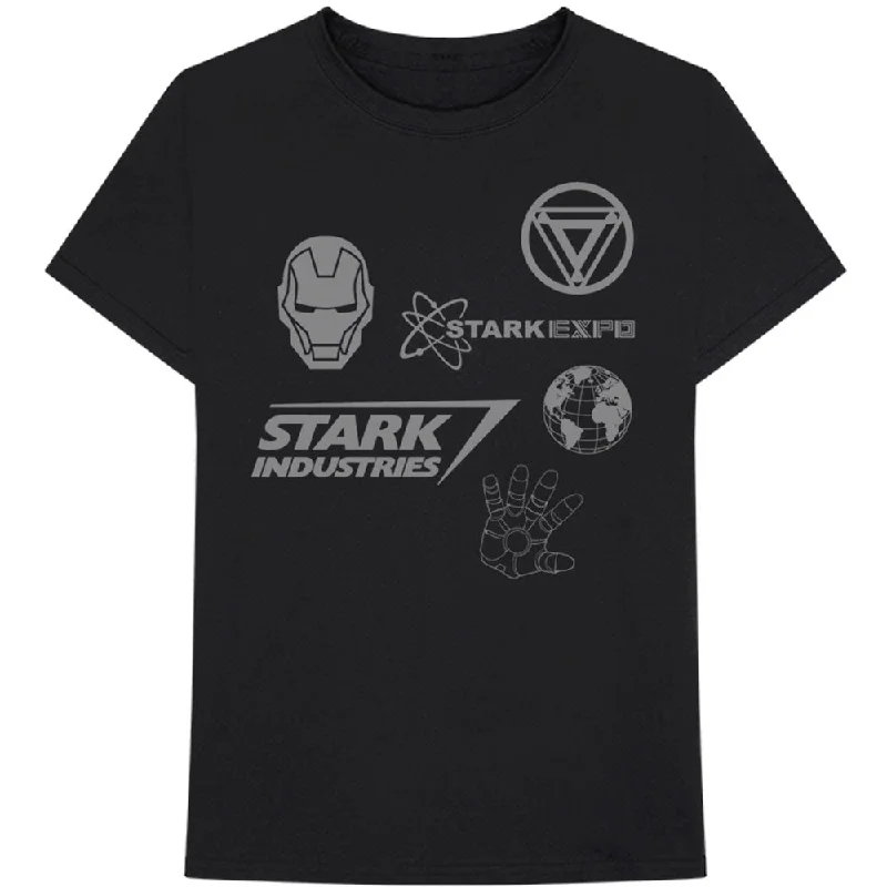 Marvel Comics | Official Band T-Shirt | Iron Man Stark Expo Basic T-Shirt Crew Neck Short Sleeve Marvel Comics | Official Band T-Shirt | Iron Man Stark Expo Basic T-Shirt Crew Neck Short Sleeve