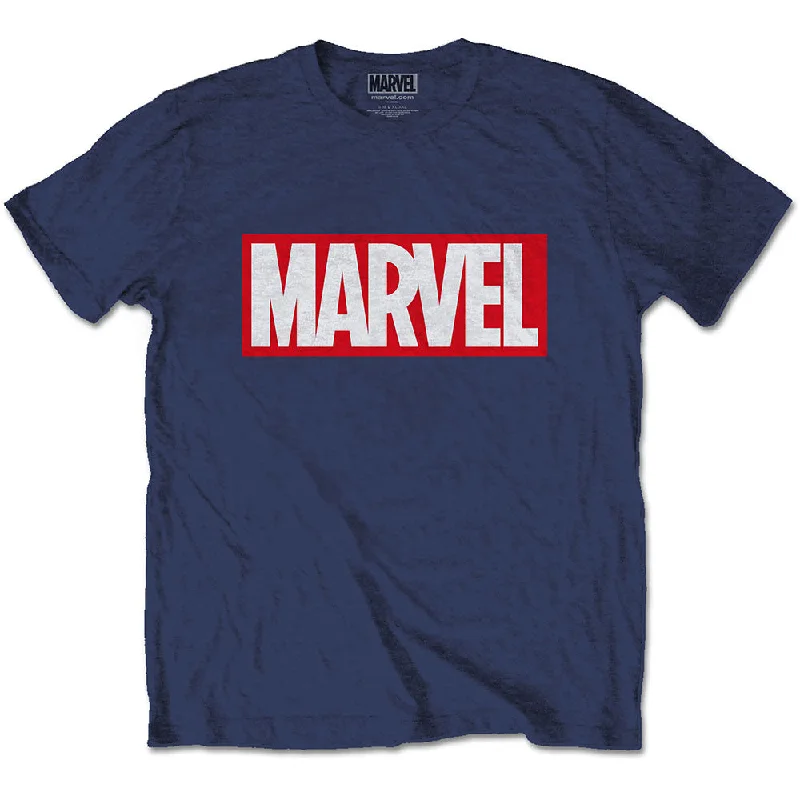 Marvel Comics | Official Band T-Shirt | Marvel Box Logo Thin T-Shirt Open Front Quick Dry Marvel Comics | Official Band T-Shirt | Marvel Box Logo Thin T-Shirt Open Front Quick Dry