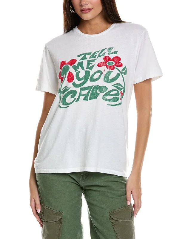 MOTHER Denim The Rowdy T-Shirt Elasticated Padded Insulated