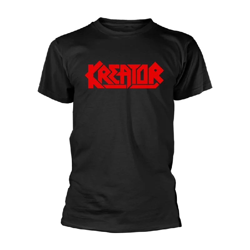Kreator Unisex T-shirt: Logo Cotton Fabric Linen Fabric Terry Fabric
