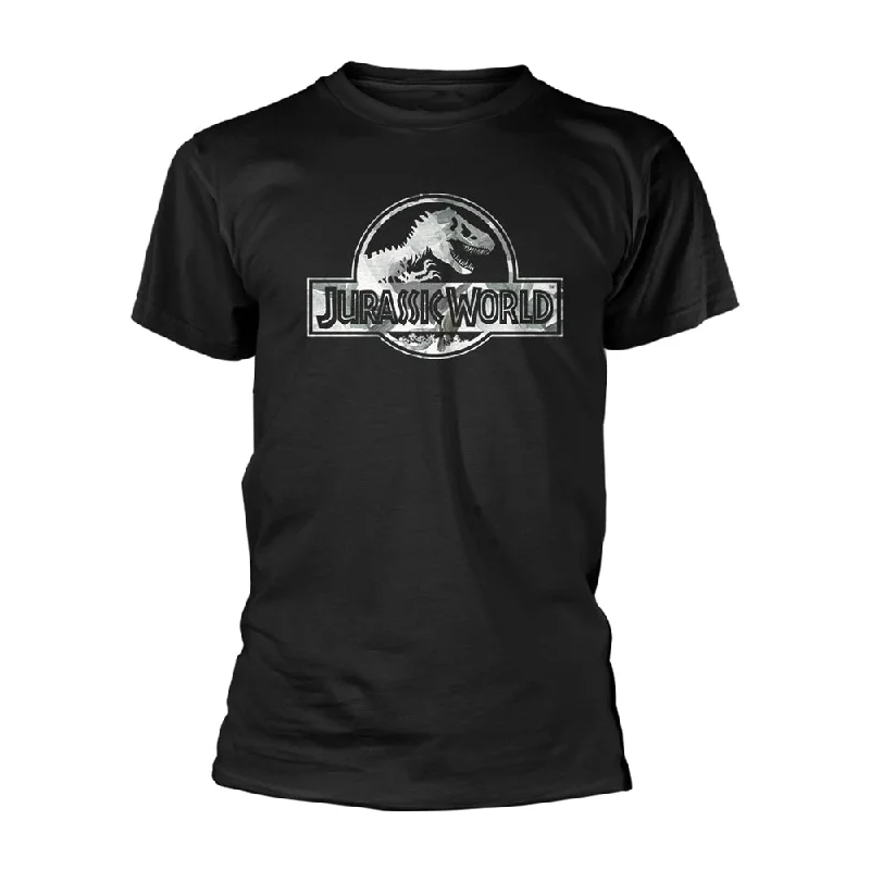 Jurassic World Unisex T-shirt: Logo Boxy Fit Fitted Loose