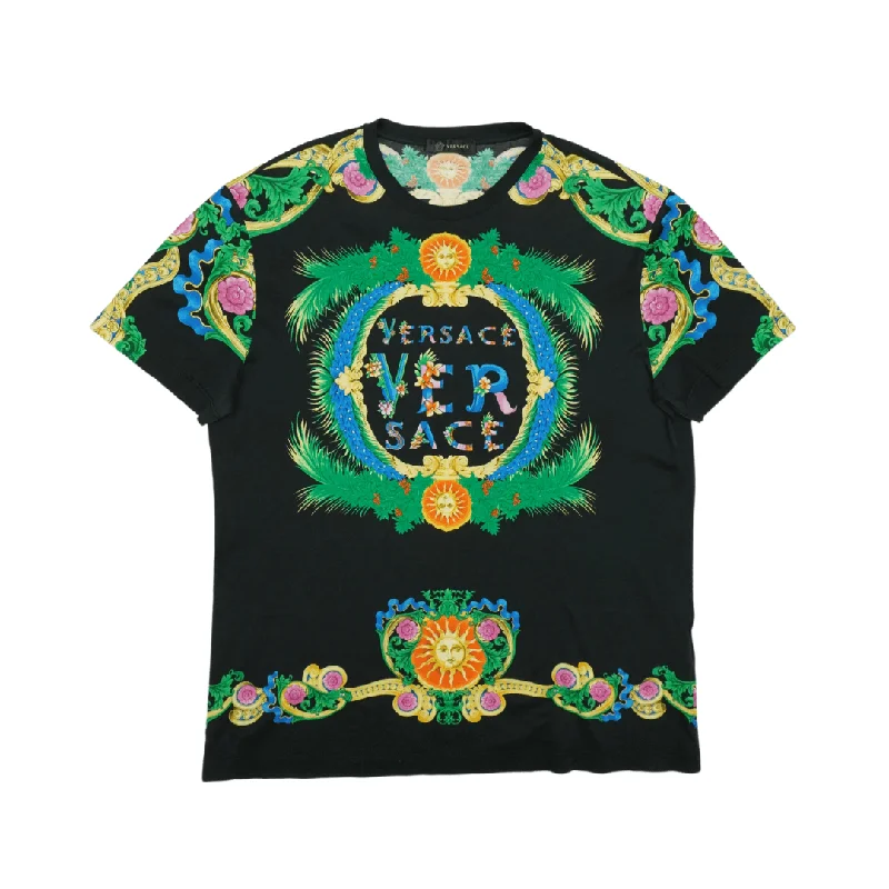 Versace T-Shirt - Women's M Front Pockets Side Pockets Patch Pockets