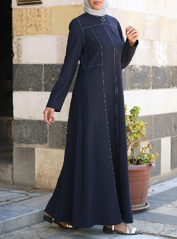 Contrast Edge Stitched Maxi Dress Stylish Boho Maxi Dress