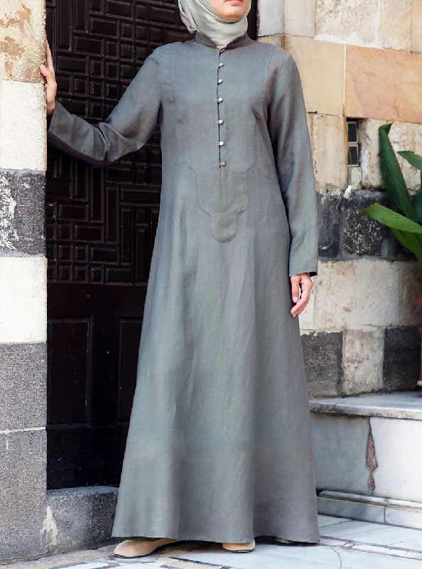 Linen Asilah Maxi Dress Comfortable T-Shirt Maxi Dress