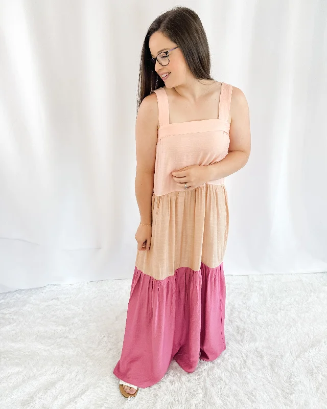 Show Me Around Maxi Dress Fashionable Faux Wrap Maxi Dress