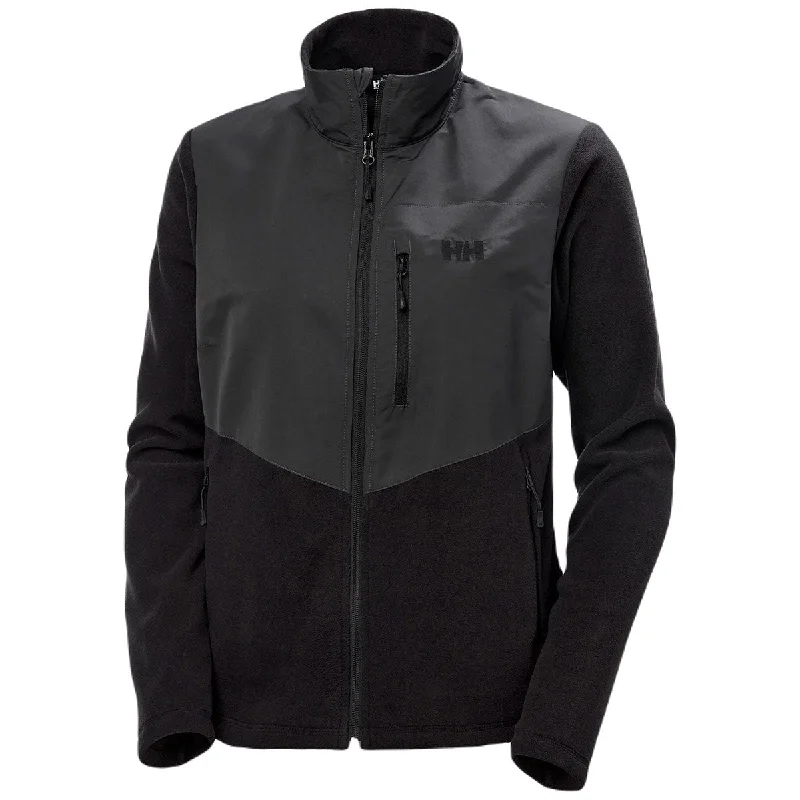 Helly Hansen Women's Black Daybreaker Block Jacket Knit Fabric Woven Fabric Fleece Fabric Helly Hansen Women's Black Daybreaker Block Jacket Knit Fabric Woven Fabric Fleece Fabric