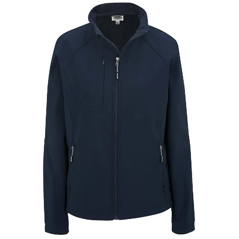Edwards Women's Navy Soft Shell Jacket Fitted Jacket Loose Jacket Oversized Jacket
