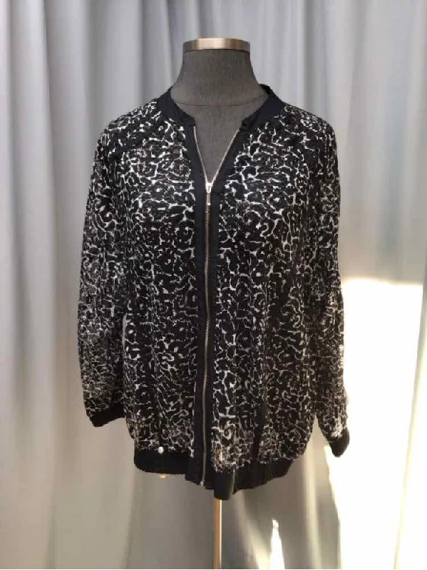 AVENUE SIZE 26/28 Ladies JACKET Boat Neck Shawl Collar Notched Collar
