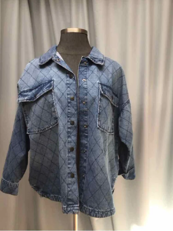 CELEBRITY PINK SIZE XX LARGE Ladies JACKET Zippered Front Buttoned Front Snap Front