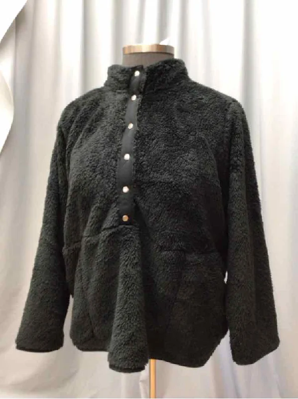 DENIM & CO SIZE 2 X Ladies JACKET Welt Pockets Slit Pockets Flap Pockets