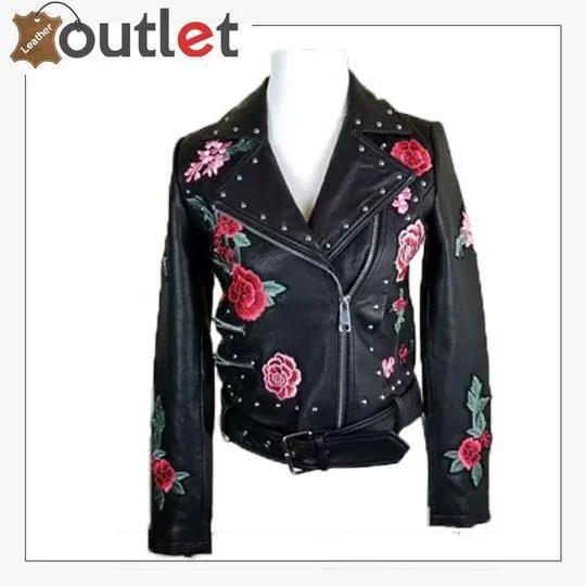 Embellished Silver Studded Embroidered Leather Jacket Denim Jacket Leather Jacket Suede Jacket Embellished Silver Studded Embroidered Leather Jacket Denim Jacket Leather Jacket Suede Jacket