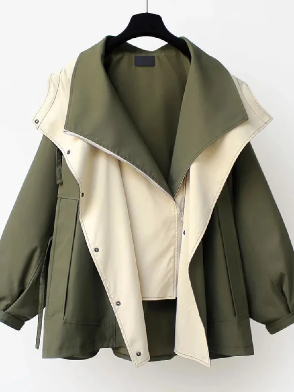 Getadme Trench Coat for Women Spring Autumn Product Hooded Mid Length Women's Short Windbreaker Coat Casual Loose Jacket Streetwear Plaid Jacket Tartan Jacket Houndstooth Jacket Getadme Trench Coat for Women Spring Autumn Product Hooded Mid Length Women's Short Windbreaker Coat Casual Loose Jacket Streetwear Plaid Jacket Tartan Jacket Houndstooth Jacket