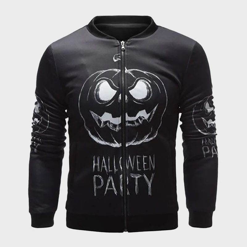 Halloween Party Black Jacket Notch Collar Peter Pan Collar Cowl Neck