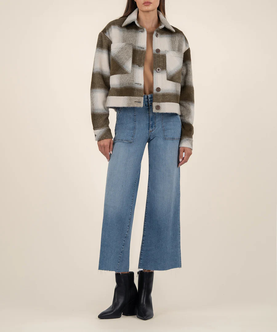 Luciana Crop Jacket Denim Jacket Leather Jacket Suede Jacket