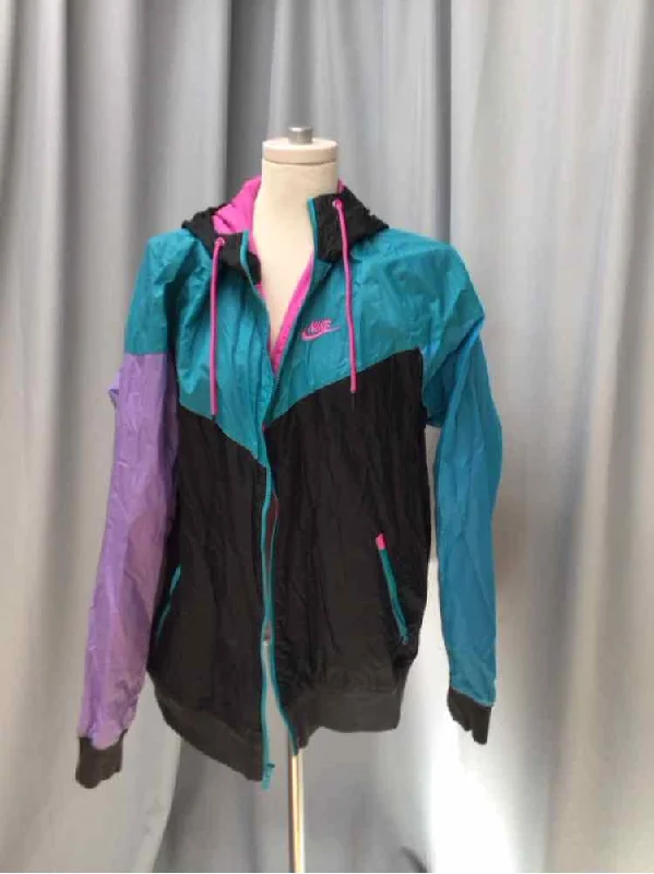 NIKE SIZE LARGE Ladies JACKET A-Line Jacket Boat Neck Shawl Collar