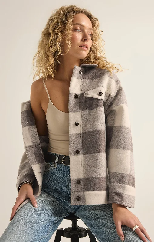 Preston Knit Plaid Jacket Wool Jacket Cashmere Jacket Tweed Jacket
