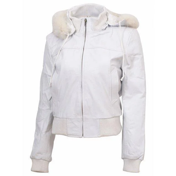 Prime White Fur Leather Jacket fro Women Mesh Jacket Canvas Jacket Denim Jacket