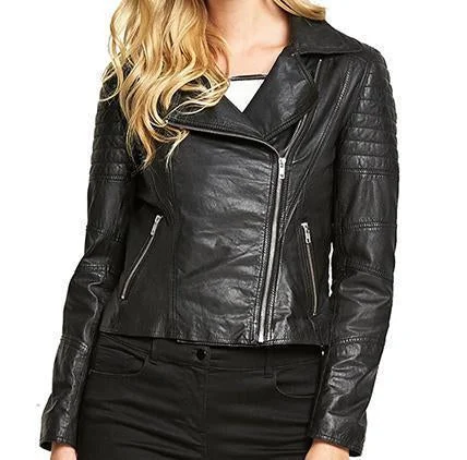 Super Minsy Women Biker Black Leather Jackets Cotton Fabric Linen Fabric Terry Fabric Super Minsy Women Biker Black Leather Jackets Cotton Fabric Linen Fabric Terry Fabric