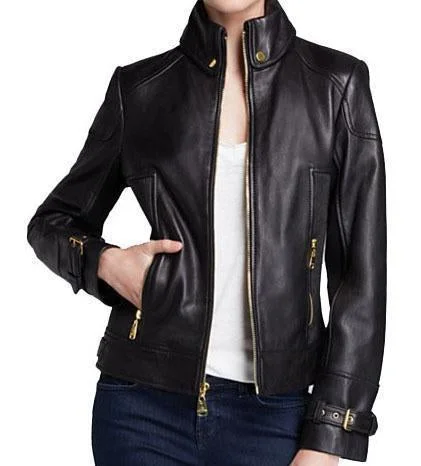 Super Siaga Women Classic black Leather Jackets Rayon Fabric Velvet Fabric Corduroy Fabric Super Siaga Women Classic black Leather Jackets Rayon Fabric Velvet Fabric Corduroy Fabric