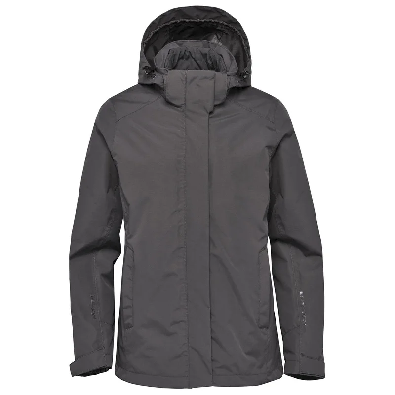 Stormtech Women's Graphite Magellan System Jacket Snapped Jacket Toggled Jacket Drawstring Jacket Stormtech Women's Graphite Magellan System Jacket Snapped Jacket Toggled Jacket Drawstring Jacket