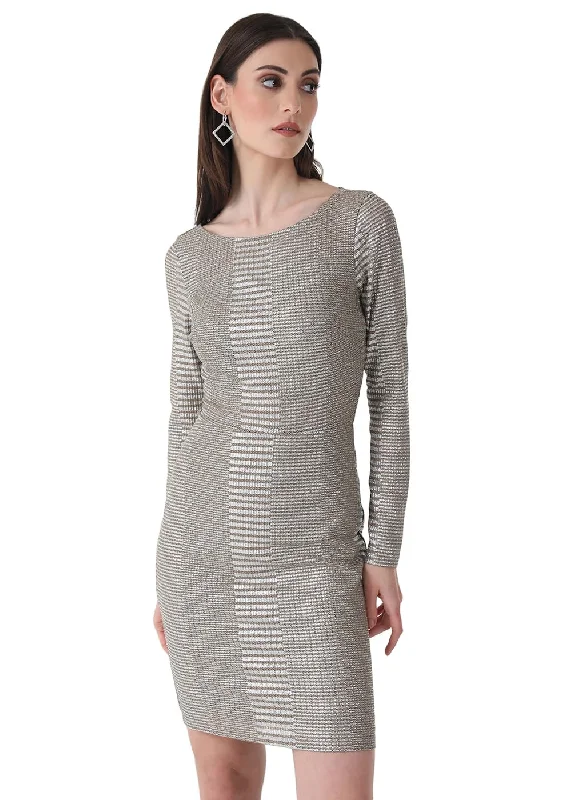 Kazo Women's Lace Fit and Flare Mini Dress (Olive) Fashionable Polka Dot Mini Dress