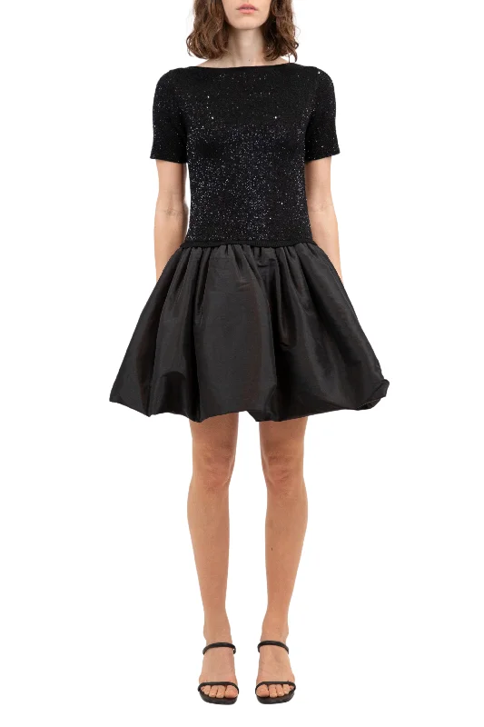 Kenz Combo Mini Dress Trendy Bodycon Mini Dress