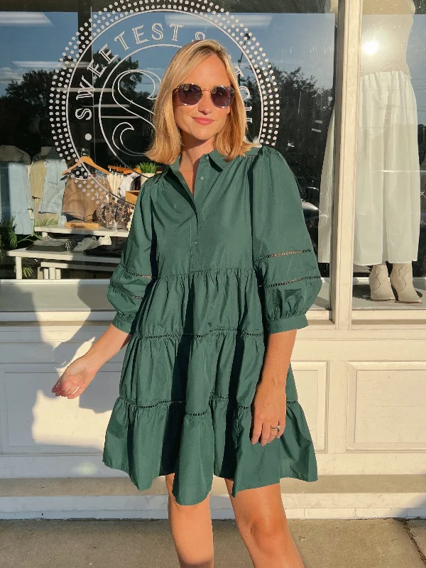 Matter Of Fact Tiered Mini Dress Elegant Off-Shoulder Dress Mini