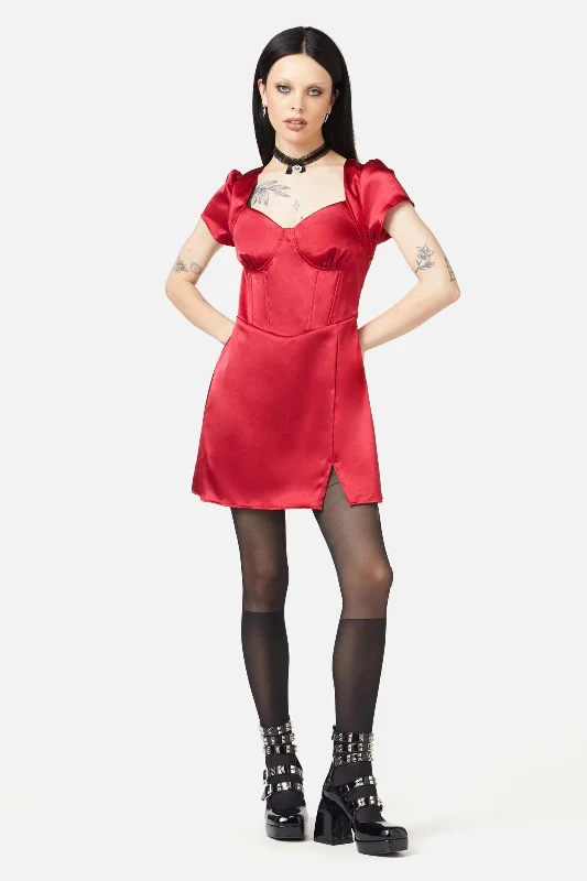 Wondering Mind Mini Dress Trendy Cut-Out Mini Dress