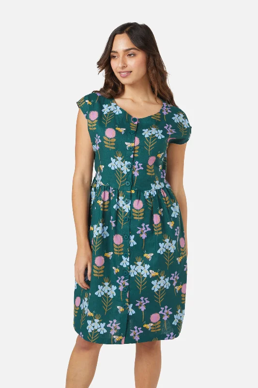 Blue Bee Mini Dress Stylish Summer Mini Dress