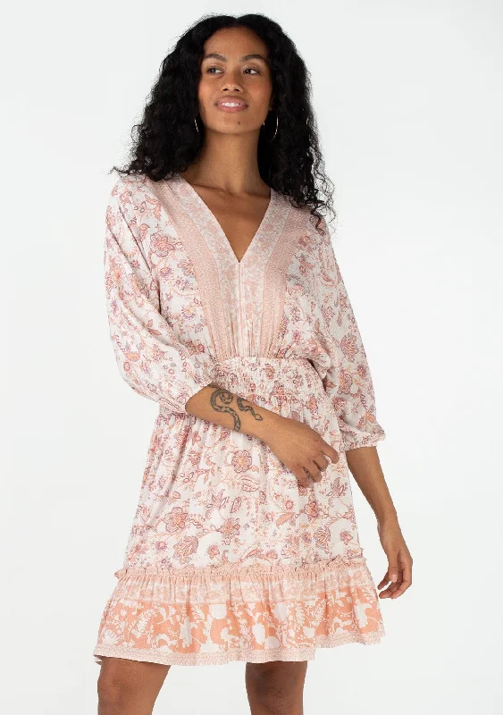 Desert Springs Mini Dress Stylish Ruffle Mini Dress