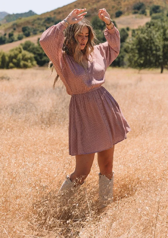Paige Mini Dress Comfortable Polka Dot Mini Dress