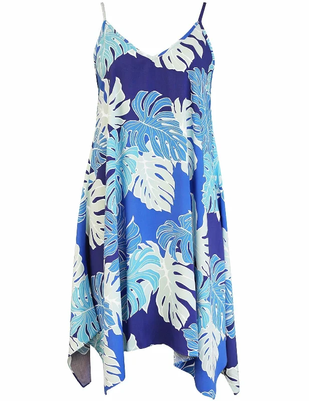 Aolani V-Neck Line Short Hawaiian Dress