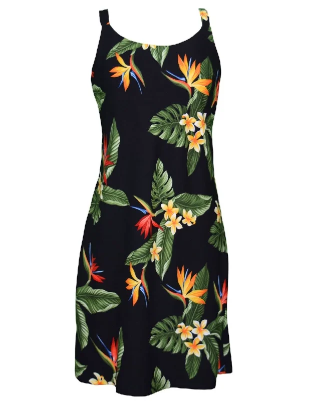 Birds of Paradise Short Hawaiian Dress