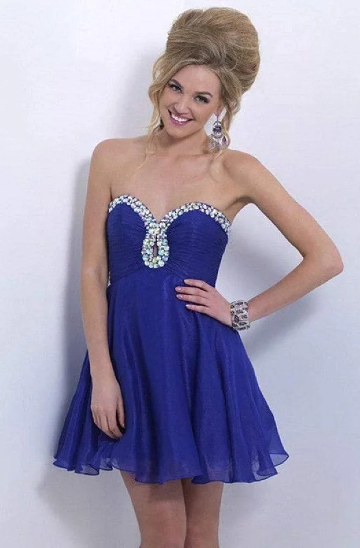 Blush by Alexia Designs - Bejeweled Sweetheart A-line Dress X161SC